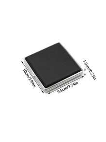 "1pc Portable Leather Cigarette Case For 20 Cigarettes - Slim 3-In-1 Creative Design For Easy Storage"
