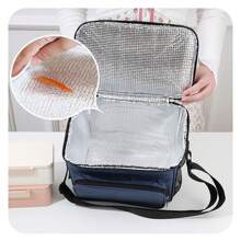 Customized Large Capacity 10.5L Insulated Cooler Box, Handheld & Crossbody, Outdoor Travel Ice Bag, Picnic Bag, Thermal Bag, Lunch Box For Office Workers & Students, Insulated Tote Bag For Outdoor Use