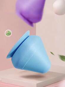 1 个硅胶自用按摩球，普拉提，带吸盘的日常休闲，深层组织背痛肌肉结按摩器，肌筋膜放松手动按摩球，足底筋膜炎，运动后力量训练背部压力缓解。万圣节；感恩节；圣诞节；礼物