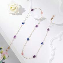 1pc Fashion Elegant Beaded Pearl Glasses Chain - Color-469 - View 1