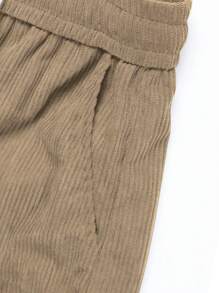 Men Casual Straight Leg Pants Spring Autumn Printed Corduroy Loose Minimalist Versatile Sweatpants