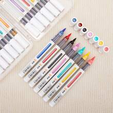 Ronghui 12/24/36/48 Colors, Acrylic Art Markers, Quick Drying Watercolor Pens For Drawing, Doodling, Teachers And Back To School Use