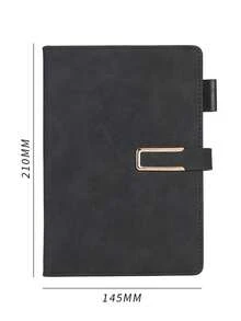 Customized Vintage A5 Leather Bound Notebook With Bookmark - Classic PU Leather Notebook For Business Meetings, College Students, Planner School Supplies - Multicolor - View 16
