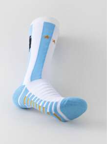 1/3 Pairs, Men's Professional Football Socks, Men's Anti Slip Practical Training Socks, Towel Bottom Basketball Socks, Mid Tube Sports Socks