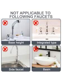 Silicone Draining Pad, Kitchen Bathroom Faucet Anti-Splash Sink Drain Mat, Kitchen Faucet Sink Splash Guard, Silicone Water Catcher Mat – Sink Draining Pad Behind Faucet, Grey Rubber Drying Mat For Kitchen & Bathroom Countertop Protect - Multicolor - View 7