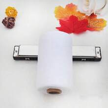 1 Rollo / 300m / 145g / 3mm de Ancho Hilo de papel de rafia para manualidades hechas a mano como sombreros, bolsos, pantallas de lámpara (Nota: Los productos hechos de papel de rafia son artesanías. No se pueden lavar.)