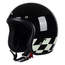 Crown Racing Retro Half-Helmet For Both Men And Women And DOT-Certified | 3/4 Motorcycle Helmet For All-Season Commuting And Riding - Multicolor - View 14