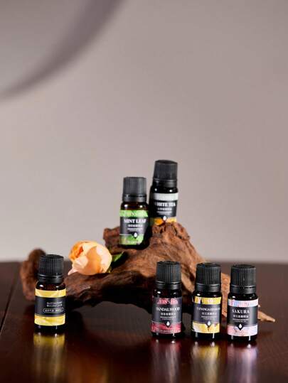 Cirelle 1 pieza Aceite esencial de aromaterapia de 10ml, aceite esencial de planta para humidificador, difusor, aroma de fruta y flor, fragancia de jazmín, lavanda, rosa, naranja, para desodorización de sala de estar y baño, regalos de cumpleaños, graduación, Rama Comfort Home, Año Nuevo, Día de San Valentín, decoración navideña, regalo de inauguración de la casa, útiles para volver a la escuela, artículos esenciales para dormitorio