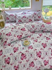 3 PiecesDuvet Cover Set, Soft & Skin-Friendly Bedding Set Including 1pc Duvet Cover And 2pcs Pillowcases, No Filling, Suitable For Dorm, Bedroom, Home Use, Multiple Sizes Available