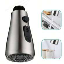 1pc Faucet With Retractable Adjustable Shower Head Attachment