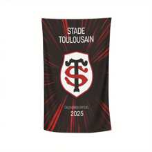 Stade Toulousain 2025 High-Definition Digital Print Beach Towel - Super Absorbent Microfiber, Modern Art Design, Perfect For Swimming, Camping, And Travel, Travel Towel | Artistic Beach Towel | High Absorbency Towel, Beach Accessories