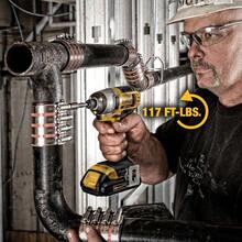 20V  Cordless Drill And Impact Driver, Power Tool Combo Kit With 2 Batteries And Charger (DCK240C2) - mặc định - Xem 8