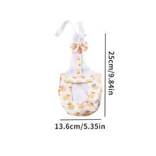 Goose Diapers Pet Chicken Diapers Duck Breathable Fabric Loose Tight Belt Design Diapers Pet Chicken Diapers Washable Nappy Adjustable Bowknot Clothes Chicken Duck Vest Hen Belt Pet Harness Matching Collars Bow Comfortable Leads Breathable Poultry Supplies - Multicolor - View 8