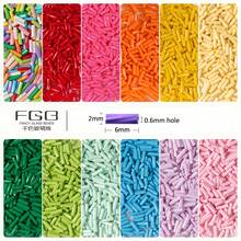 10g/240pcs Glass Bugle Beads 8 Colors Bugle Beads 2x6mm Glass Tube Beads Twisted Tube Seed Beads Bugle Spacer Beads For Earring Bracelet Necklace Jewelry DIY Craft Making