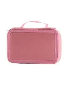 定制姓名大容量铅笔盒多格铅笔袋便携式化妆包带提手办公牛津布铅笔盒学生适用 - 适合美术和绘画大容量铅笔袋可爱、复古、卡通、卡哇伊、定制、个性化、独特、个性化、定制、员工、客户、学生、商务/工作/办公、学校、度假氛围、初中生、高中生、大学生、大一、大二学生 - 彩色 - 查看 21