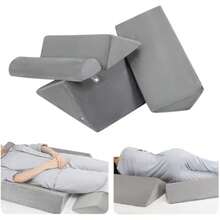 Wedge Pillows For Bed Positioning (4 In 1), Body Positioners For Side Sleepers To Relieve Back Pain, Prevent Bedsores, Elevate Knees, Wedge Pillows For Post-Op, Pregnancy - None - View 1