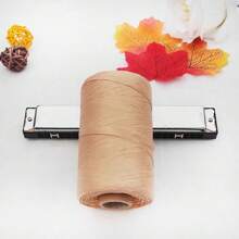 1 Rollo / 300m / 145g / 3mm de Ancho Hilo de papel de rafia para manualidades hechas a mano como sombreros, bolsos, pantallas de lámpara (Nota: Los productos hechos de papel de rafia son artesanías. No se pueden lavar.)