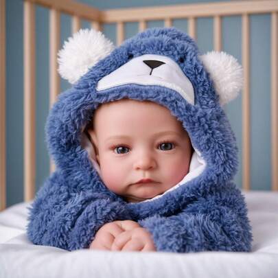 BABESIDE 20 Inch Reborn Baby Doll Aiden – Lifelike Boy Newborn With Open Eyes, Soft Huggable Cloth Body, Real-Like Details – Perfect Collectors Item, Therapy Gift & Kids Toy For Age 3+ – Realistic Babies, Baby Alive, Reborn Boys, Lifelike Dolls, Open-Eye Dolls, Soft Body Dolls