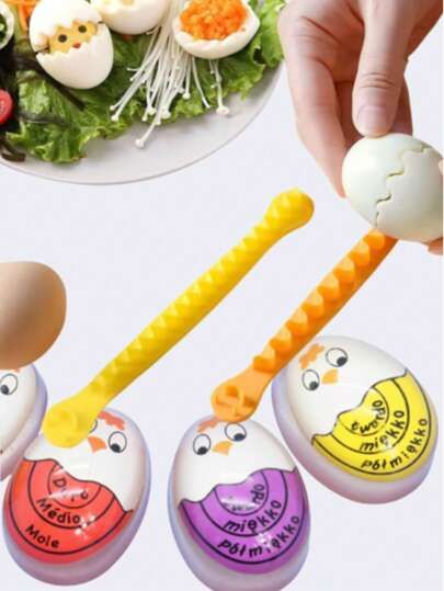 4 قطع مجموعة أشكال قطع البيض المزهرة/مؤقت غليان البيض المخصص، لغلي البيض قاسي، غلي البيض لين، مع مؤشر لون ليخبر إذا كان البيض مطهي، أداة قطع زهرة البيض المطهو أداة قطع وتنقيش زهرة كل شيء ذات قطعتين، شكل قطع زهرة البيض أدوات مخصصة لتقطيع البيض المنزلي ديكور عيد الميلاد (2 مؤقت غليان البيض أصفر / 2 شكل قطع زهرة البيض)