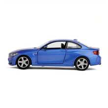 Burago RMZ Simulation 1:36 Alloy BMW M2 Alloy Car Model, Children's Toy Car Ornament, Pullback Car Model, Can Open Door, Birthday Gift