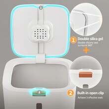 5kg Large Insect-Proof And Moisture-Proof Rice Bucket Cereal Sealed Jar Kitchen Storage Container Household Storage Box With Lid