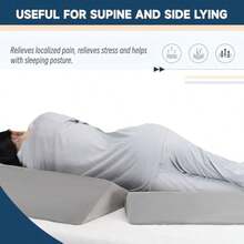 Wedge Pillows For Bed Positioning (4 In 1), Body Positioners For Side Sleepers To Relieve Back Pain, Prevent Bedsores, Elevate Knees, Wedge Pillows For Post-Op, Pregnancy - None - View 3