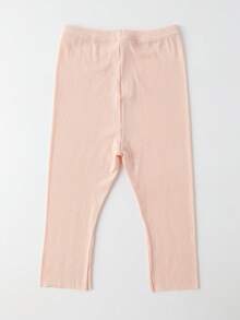 1 quần legging ngắn in họa tiết sọc dọc màu trơn cho trẻ em - Nhiều màu - Xem 12