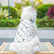 1pc Princess Lace Layered Dress For Small Dogs & Cats, Suitable For Summer, Wedding Or Holiday - Black and White - View 3