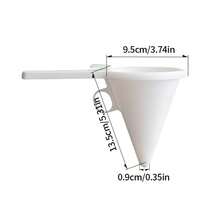 Adjustable Hand-Held Baking Funnel Tools Cream Batter Chocolate Liquid Dispenser Pastry Mold Cookie Cupcake Pancake Baking Tools - 白色 - 查看 4