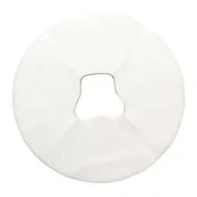 200 Pieces Of Soft Non-Woven Disposable Face Covers, Suitable For Massage Beds And Chairs, Tight Fit Design - Ideal Spa Facial Rest, White