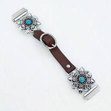1pc Retro Leather Wristband Strap, Compatible With Samsung Galaxy Watch 7/6/5/4/Active2 Classic (40/44mm), Watch 5 Pro (45mm), Watch 4 Classic (42/46mm), Watch 3 (41mm), Watch Active (40mm), Watch 42mm - 20mm Width Smartwatch Band For Men (Band Only, No Watch)