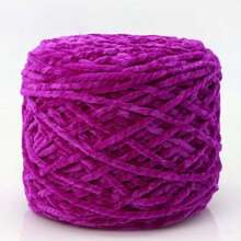 1 Stück 200g Chenillegarn 6mm dick, handgemachtes DIY Gehäkeltes Samt-Effektgarn für Stricken, Schals, Mützen, weiche Decken