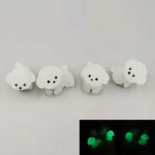4pcs/Set - Glow-In-The-Dark & Regular Cute Puppy (Glow-In-The-Dark Requires Light Exposure To Glow), Sandals Slippers DIY Decoration Accessories, Shoe Charms, Perfect Gift, Charming Decor - Multicolor - View 13