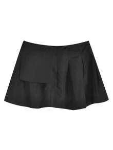 韩版荷叶边休闲裤及复古口袋抽绳百褶裙套装，女士春季新品