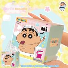CRAYON SHINCHAN Haut-parleur sans fil créatif et attrayant de Crayon Shin-Chan, dessin animé mignon en forme de baignoire où le haut-parleur de Shin-Chan peut être inséré. Ornement raffiné, cadeau d'anniversaire.