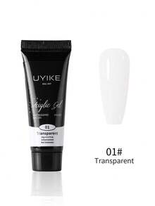 1 pieza Pegamento de gel de extensión de uñas de color de 0.510z para realce de uñas con diseños de uñas, de larga duración y fácil de usar, gel constructor de manicura de salón para mujeres, opciones de multicolor