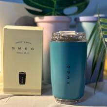 SMEG Portable Outdoor Coffee Cup With Stainless Steel Insulated Cup And Ins Style High Aesthetic Value Simple Design Back To School