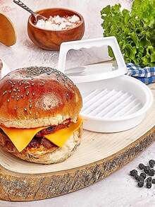 1 件装汉堡压具夹馅汉堡压具塑料肉类烧烤派对烧烤汉堡制作模具汉堡制作器厨房工具