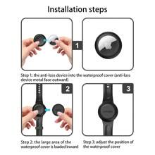 Silicone Waterproof Protective Cases Compatible With Apple Airtag Anti-Lost Tracker, Available In Clip-On, TPU, And Cute Cartoon Styles, Soft Silicone, Full Coverage, Waterproof, Dustproof And Scratch-Resistant, Extremely Adorable And Fun (Note: Only The Protective Case Is Included, Airtag Device Not Included)