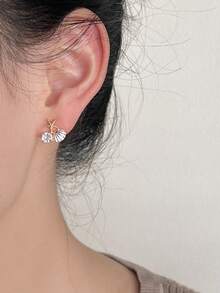 1 Pair Elegant Oily White Shell & Starfish Beach Resort Earrings - Starfish Shells - View 2