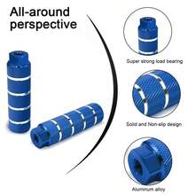 1 件防滑铝合金自行车脚踏轴，铝合金防滑自行车轴，山地车 BMX 脚踏，自行车后座轴，适用于 3/8 英寸轴 - 彩色 - 查看 4