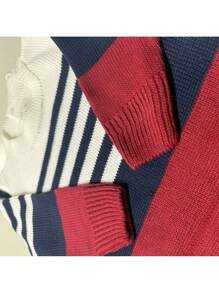 Nika Baby Macacão para bebê tricô listrado