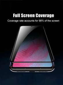 2pcs Matte Anti-Spy Soft Ceramic Film Screen Protector Compatible With IPhone/Galaxy/Redmi/Honor/OPPO, No Bubbles, Easy Full Screen Application, Scratch Resistant, Fingerprint Resistant, No White Border, Ultra-Clear Front Display, Side Privacy Protection, Smooth Touch