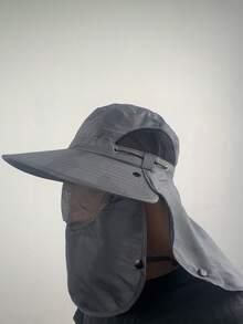 1 件男女通用钓鱼帽，户外遮阳帽，大帽檐，防晒，适合徒步旅行、钓鱼、休闲户外活动 - 查看 3