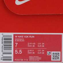 Women's W NIKE V2K RUN Casual Athletic Lifestyle Low Top Sneakers FD0736-113 - White - View 6
