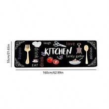 Waterproof Kitchen Rug, Non-Slip Absorbent Memory Foam Mat, Waterproof Soft Cushion Anti-Fatigue Rug, Hallway Rug, Living Room & Bedroom Rug, Quick-Dry Machine Washable Kitchen, Hallway, Bathroom, Laundry Room Rug