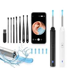 Ear Wax Removal Tool Camera, Ear Cleaner With Light And Camera Ear Wax Cleaner With 8pcs Ear Set Earwax Removal Kit Compatible Suitable For Cell Phones And Tablets