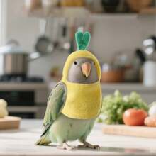 1 Stück Vogelkleidung, Ananas-/Elefantenform, einzigartige Designs, feine Verarbeitung, Klettverschluss Design für einfaches An- und Ausziehen, zwei Stile, geeignet für Papageien und andere kleine Vögel