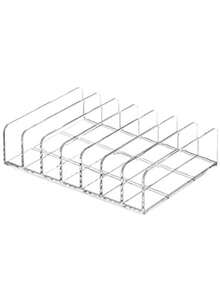 قطعة واحدة من منظم مستحضرات التجميل مع أدراج ومقصورات لظلال العيون الشفافة والمساحيق ومنتجات المكياج الأخرى، رف للحفاظ على مستحضرات التجميل على المكتب، هدية لعيد الحب