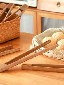 1/2PCS 30cm Bamboo Clamp Is Suitable For Baking, Grilling, Sandwiching Bread, And Kitchen Utensils